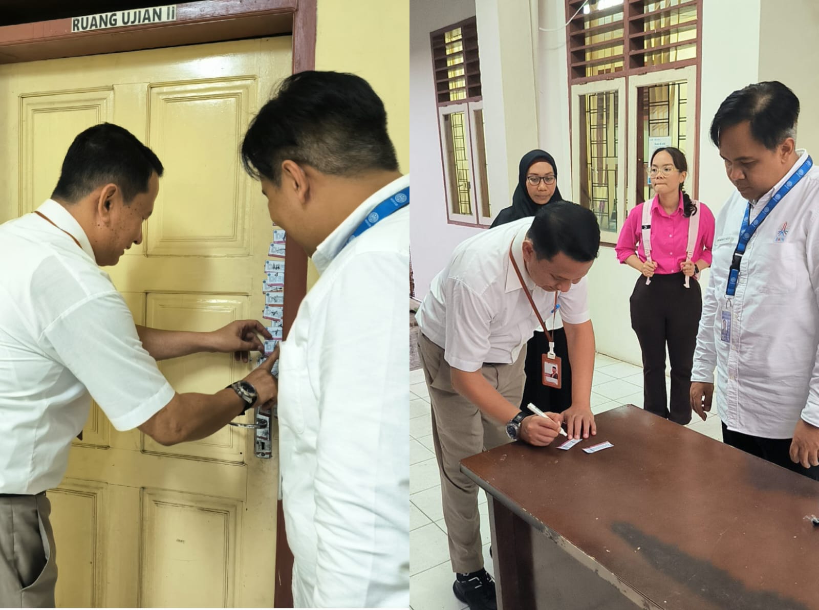 Nikson Entengo Segel Ruang Ujian SKB CPNS 2024 untuk Pastikan Sterilisasi