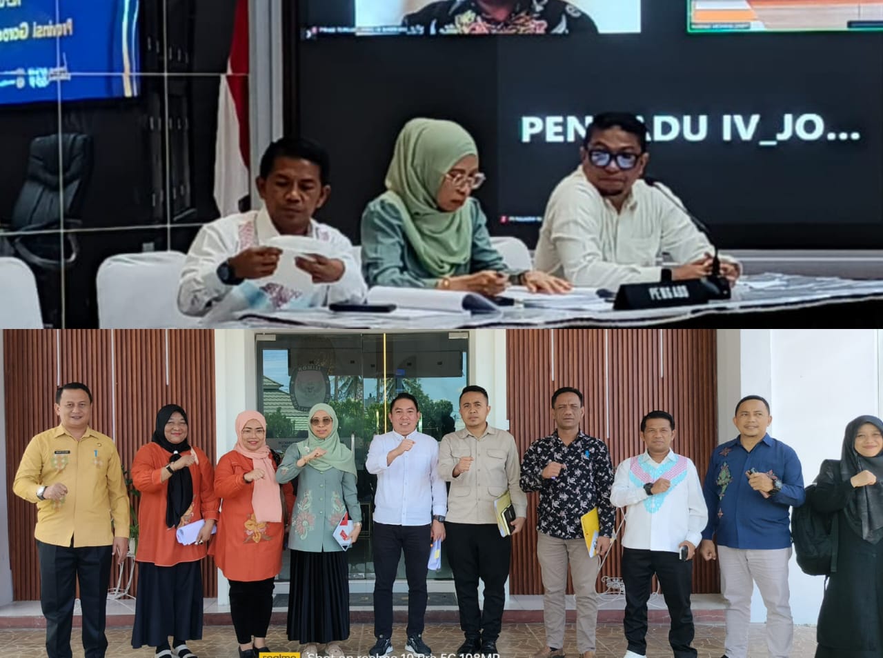 Bawaslu Provinsi Gorontalo Hadiri Sidang DKPP Terkait Dugaan Pelanggaran Kinerja di Boalemo