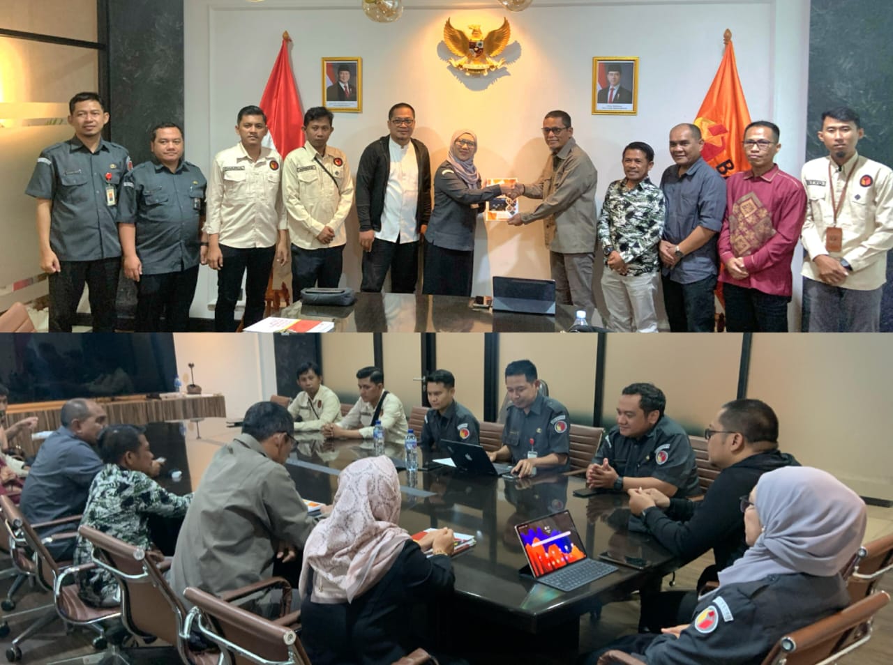 Bawaslu Provinsi Gorontalo serahkan Laporan Layanan Informasi Publik (LIP) Pasca Pemilihan Serentak 2024