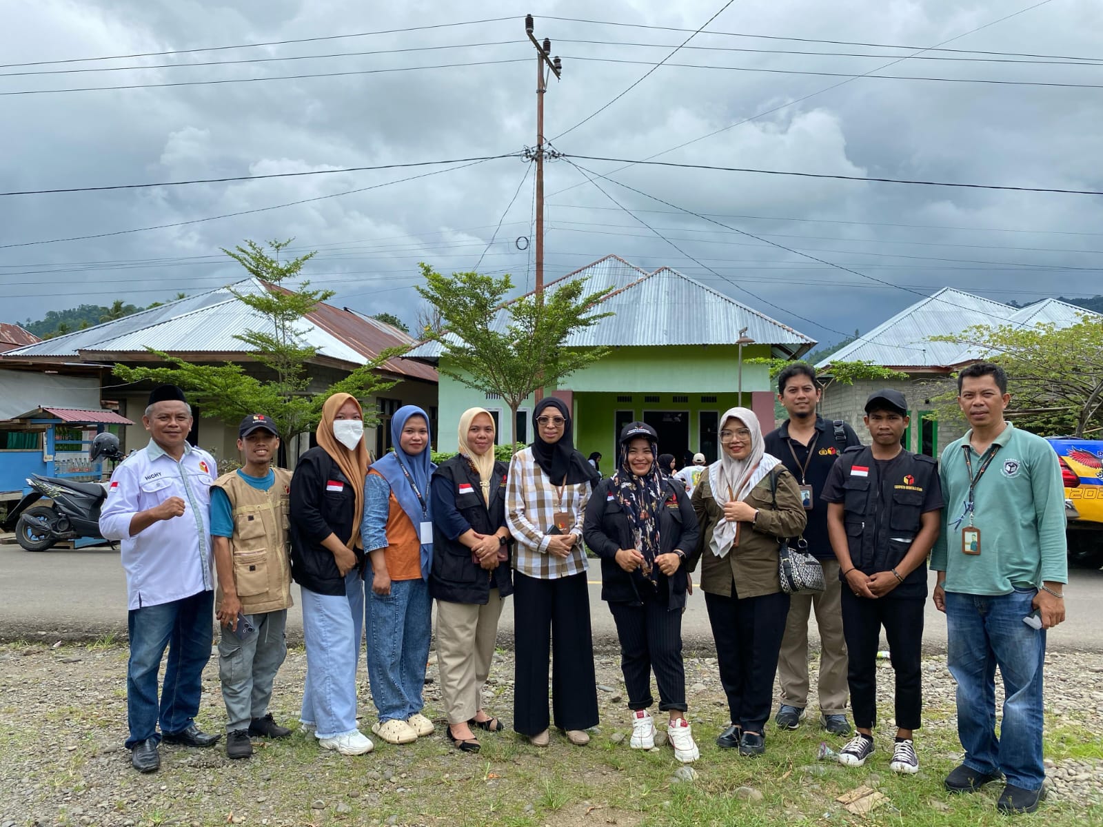Anggota Bawaslu Provinsi Gorontalo, Lismawy Ibrahim Lakukan Monitoring Pengawasan Kampanye PSU di Tolinggula, Gorontalo Utara