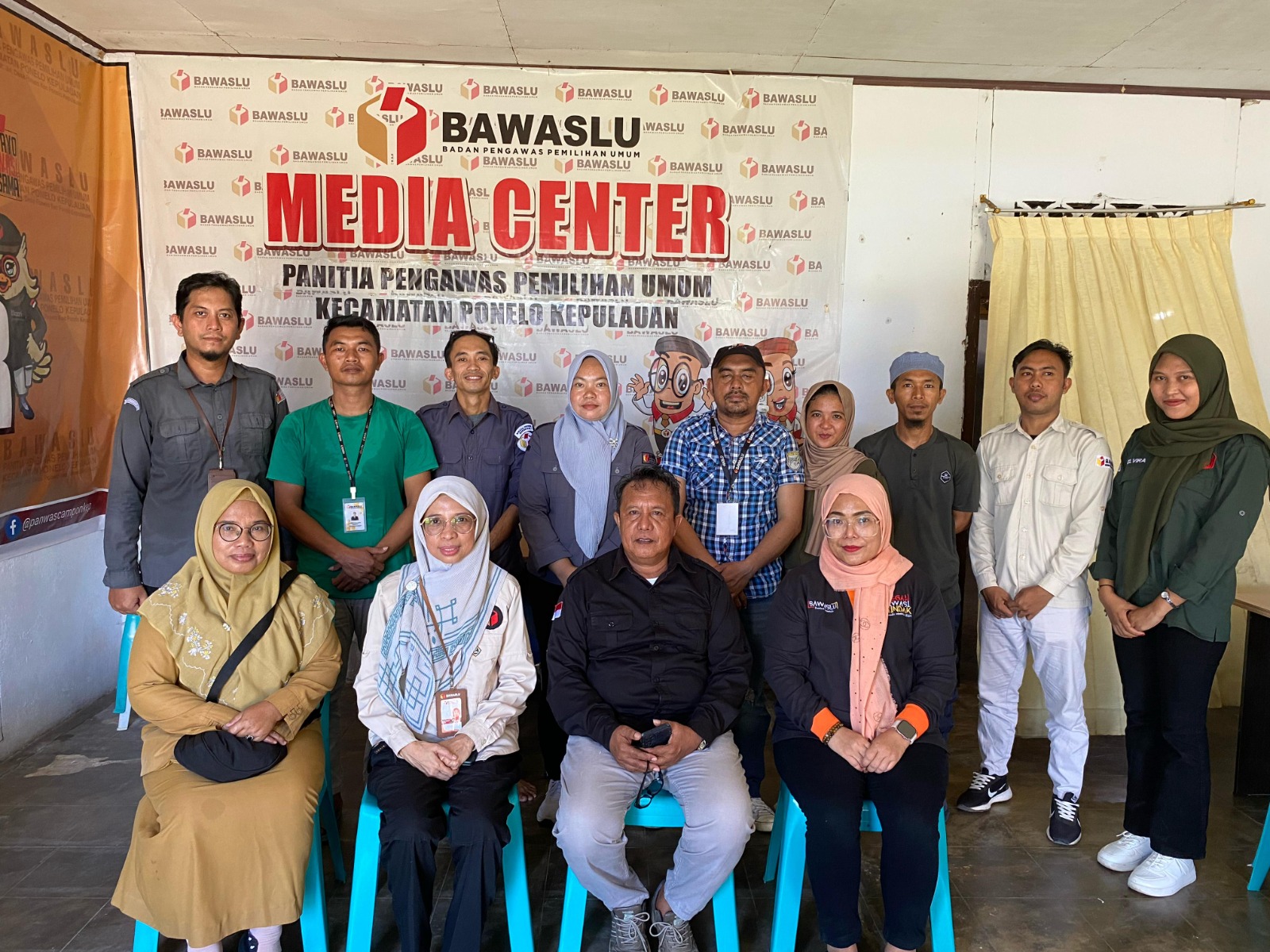 Jelang Masa Tenang, Lismawy Ibrahim Tinjau Kesiapan Pengawas PSU di Gorontalo Utara