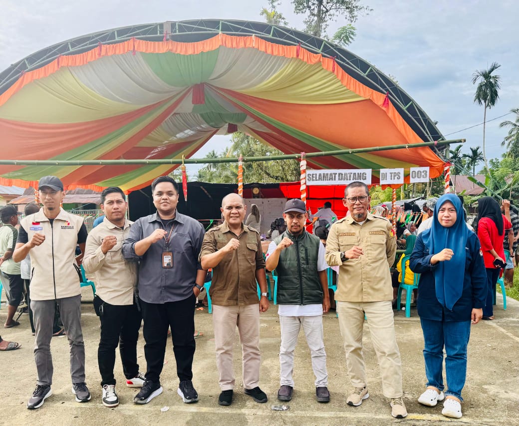 John Hendri Purba Tinjau Langsung Pelaksanaan PSU di TPS Gorontalo Utara