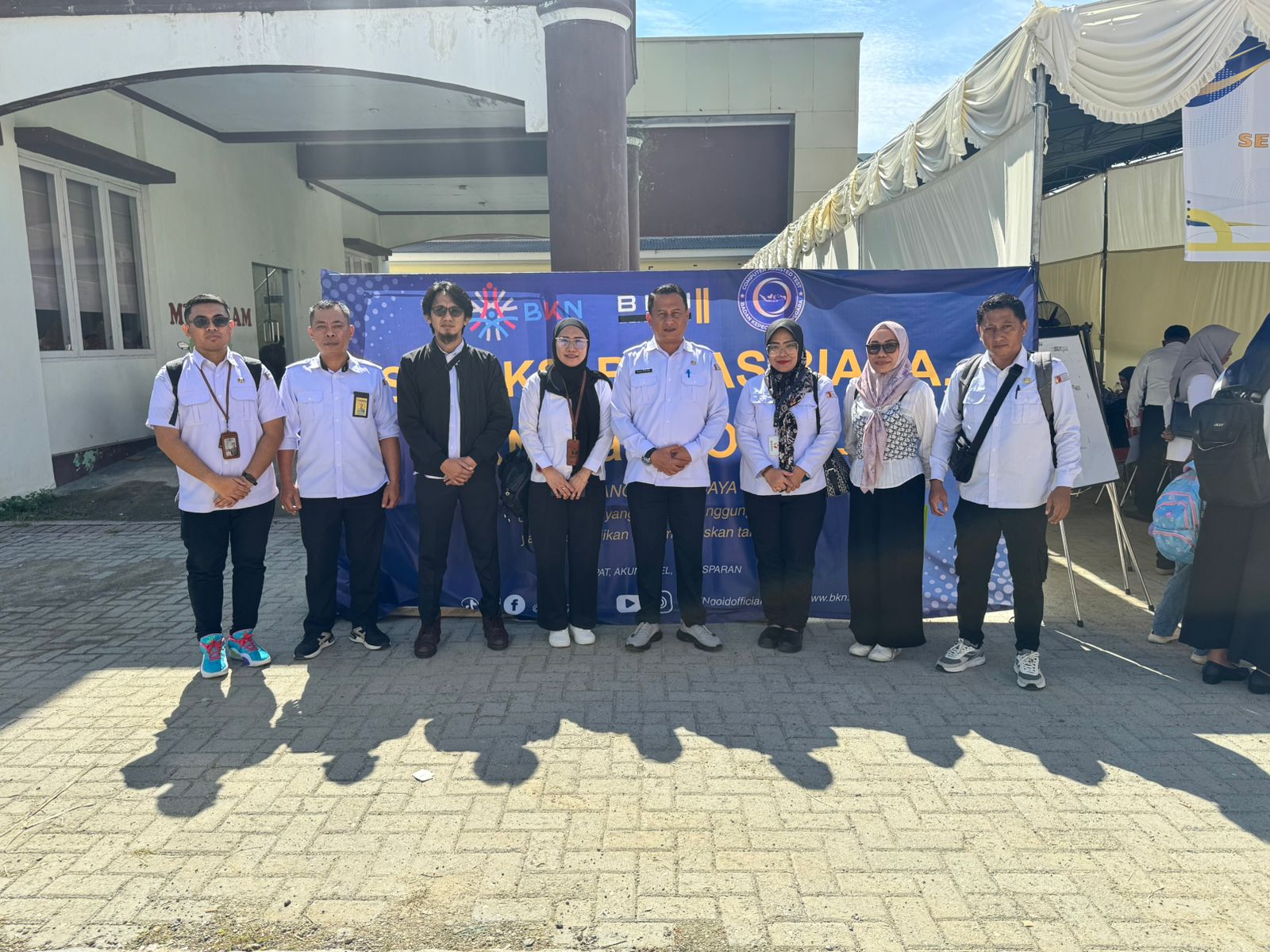 Nikson Entengo Pantau Ujian Seleksi PPPK Bawaslu Provinsi Gorontalo Tahap II