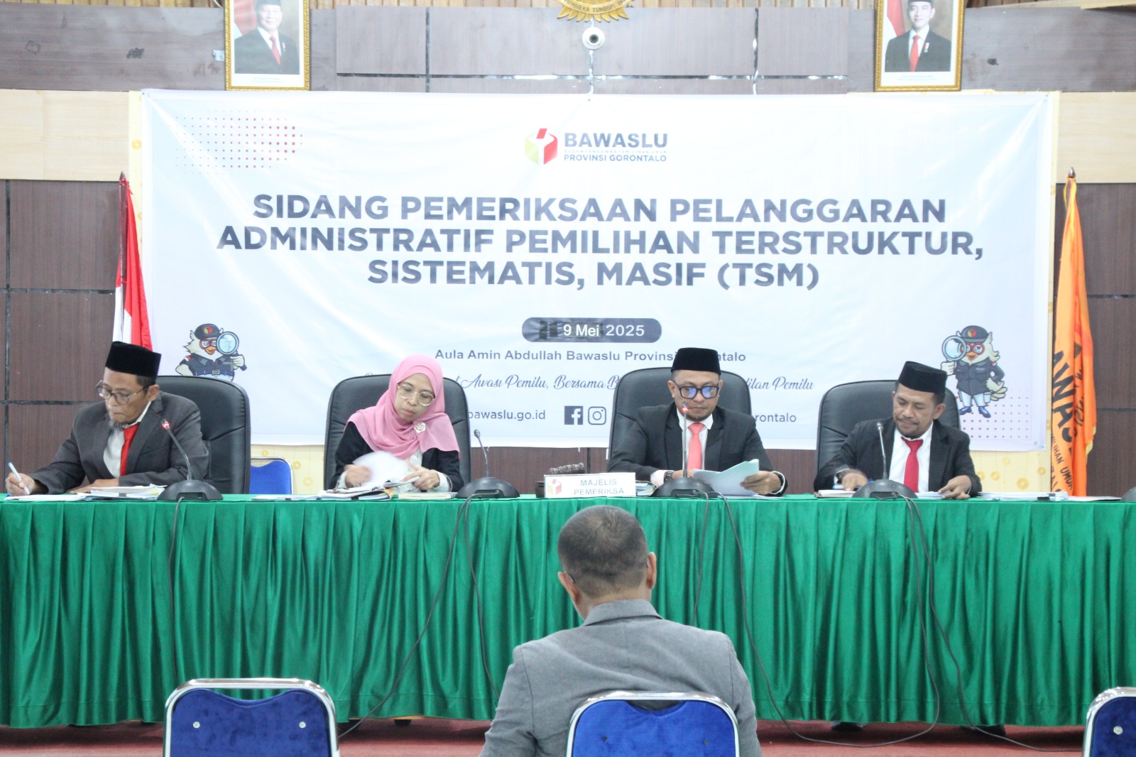 Bawaslu Provinsi Gorontalo Kembali Gelar Sidang Pemeriksaan Dugaan Pelanggaran TSM, Agenda Pemeriksaan Saksi Ahli