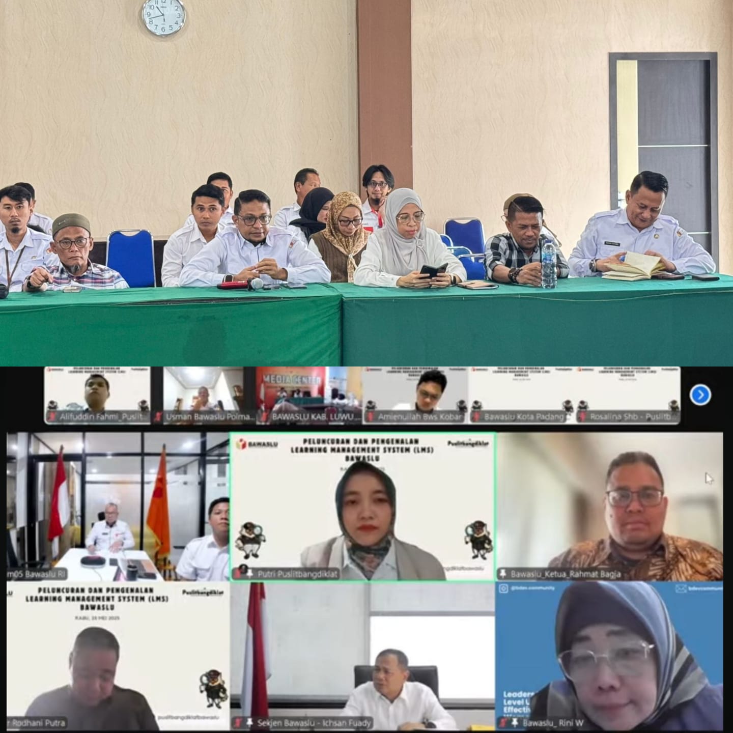 Dorong Penguatan Kapasitas Pengawasan Berbasis Teknologi, Bawaslu Provinsi Gorontalo Ikuti Peluncuran LMS