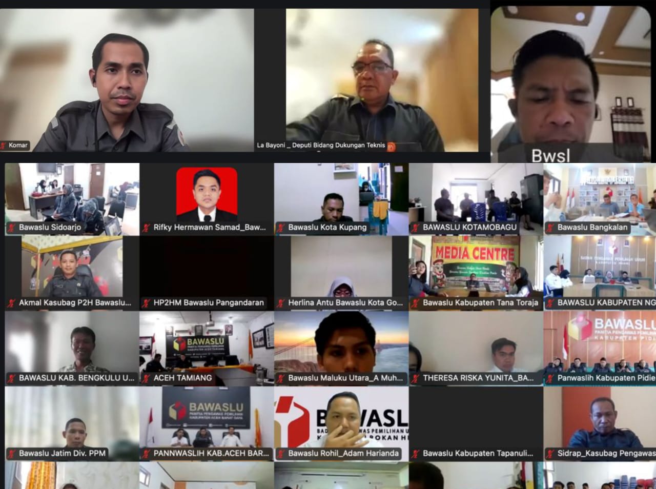 Bawaslu Provinsi Gorontalo Hadiri Rakor Pengawasan PDPB, Fadjri: Kami Akan Berpedoman pada Surat Edaran Nomor 29 Tahun 2025