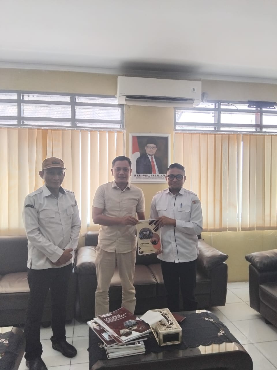 Laporan SDMO Pilkada Gorontalo Utara di Terima, Idris Usuli Apresiasi Kinerja Bawaslu Gorontalo Utara