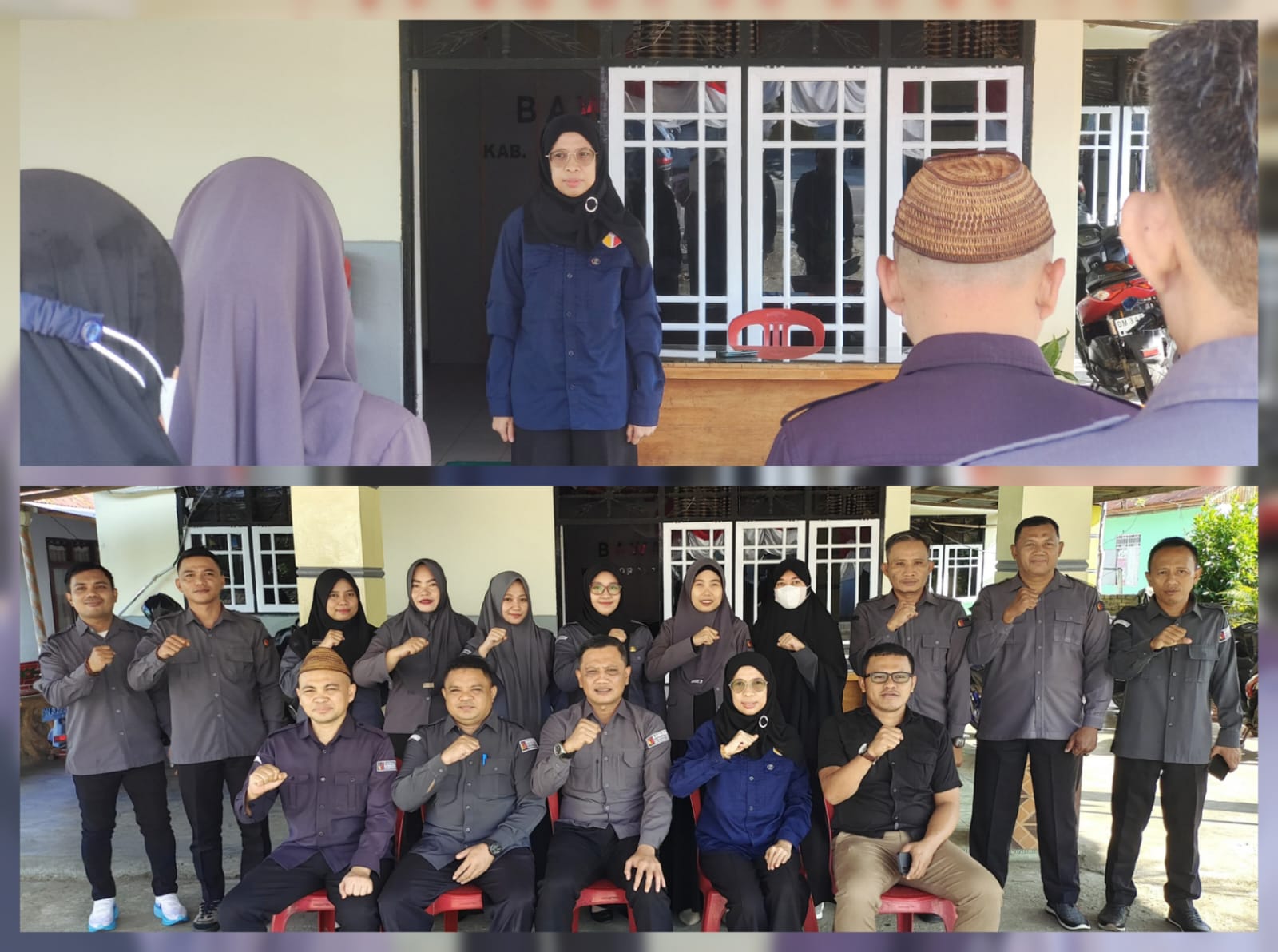 Lismawy Ibrahim Pimpin Apel Pembinaan di Bawaslu Kabupaten Gorontalo Utara