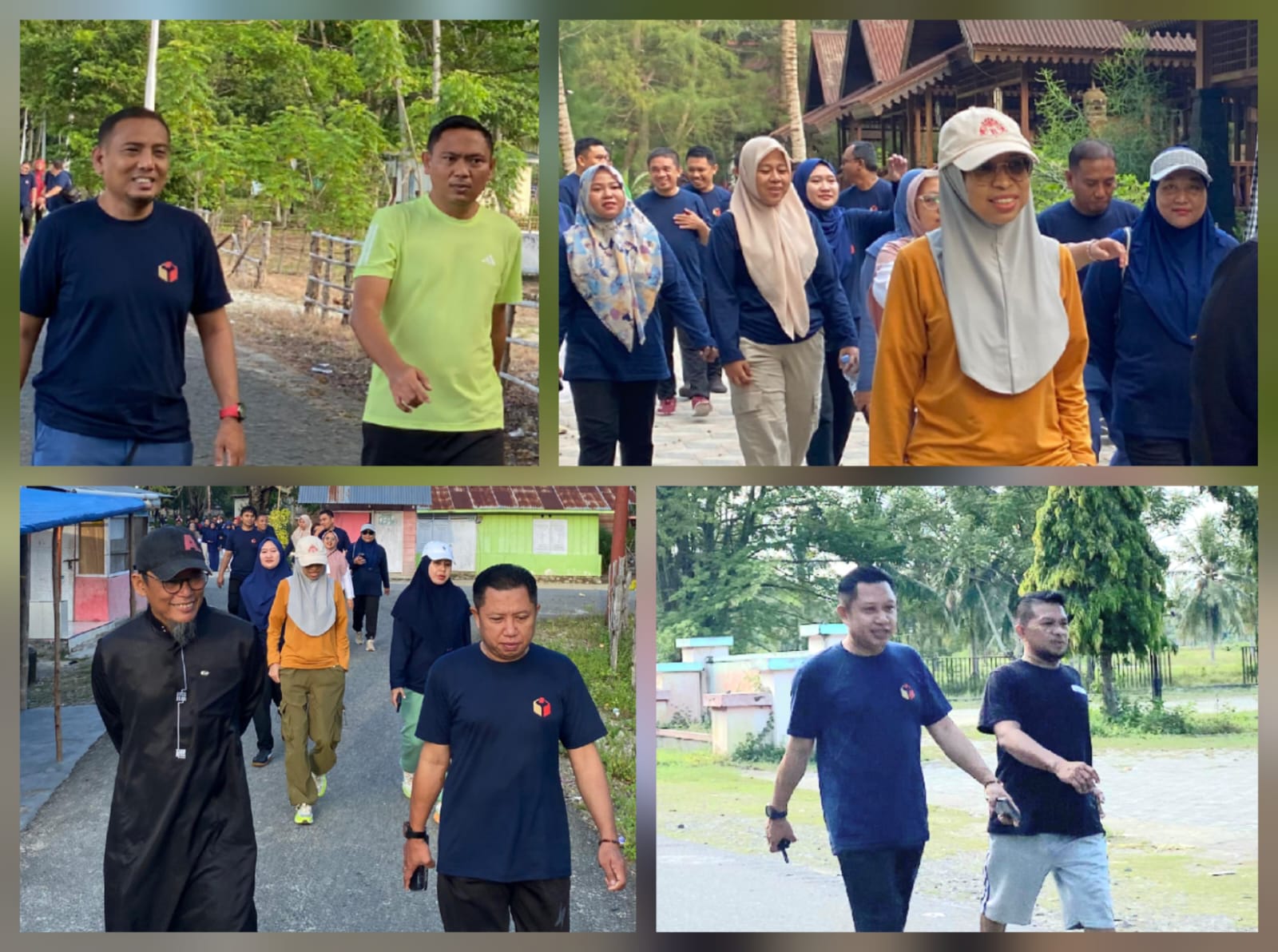 Anggota Bawaslu Provinsi Gorontalo Ikuti Jalan Sehat Bersama Peserta Penguatan Kelembagaan