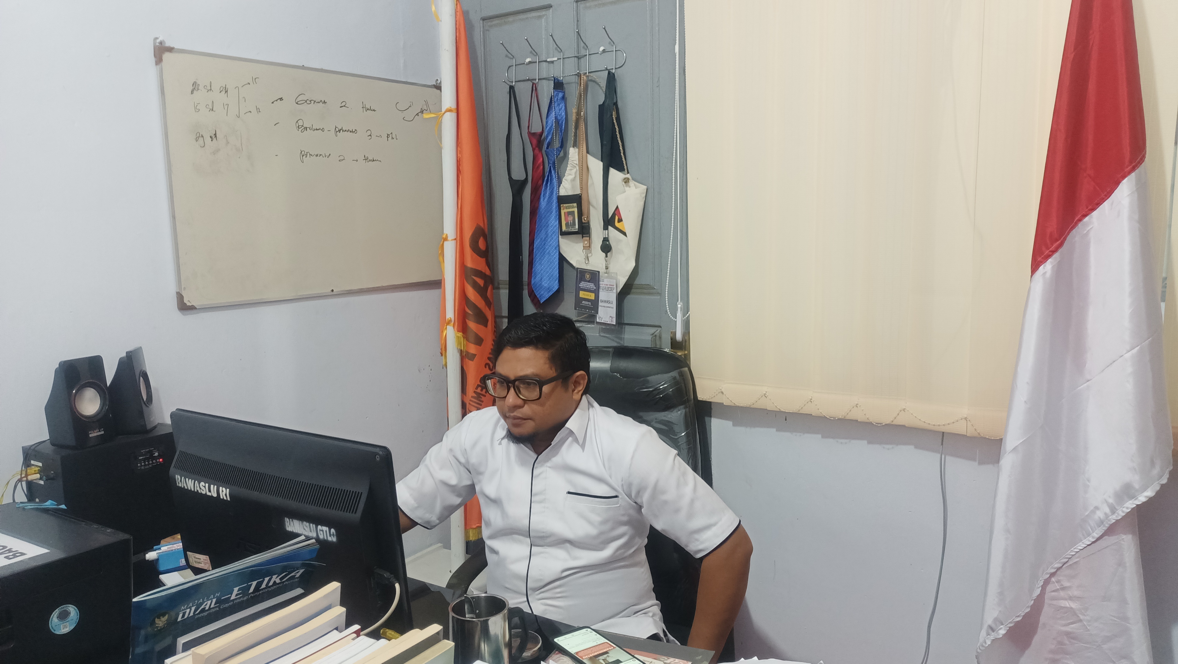 Persiapan Dukungan Anggaran Pemilu dan Pilkada 2024, Idris Usuli Ikuti Rapat Evaluasi Secara Virtual