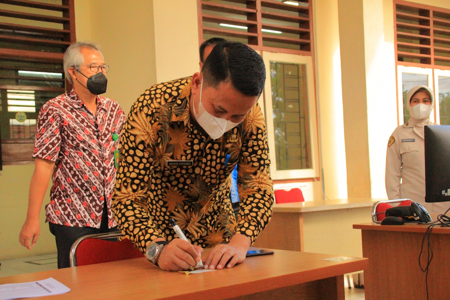 Nikson Cek Persiapan Tempat Pelaksanaan SKB CPNS