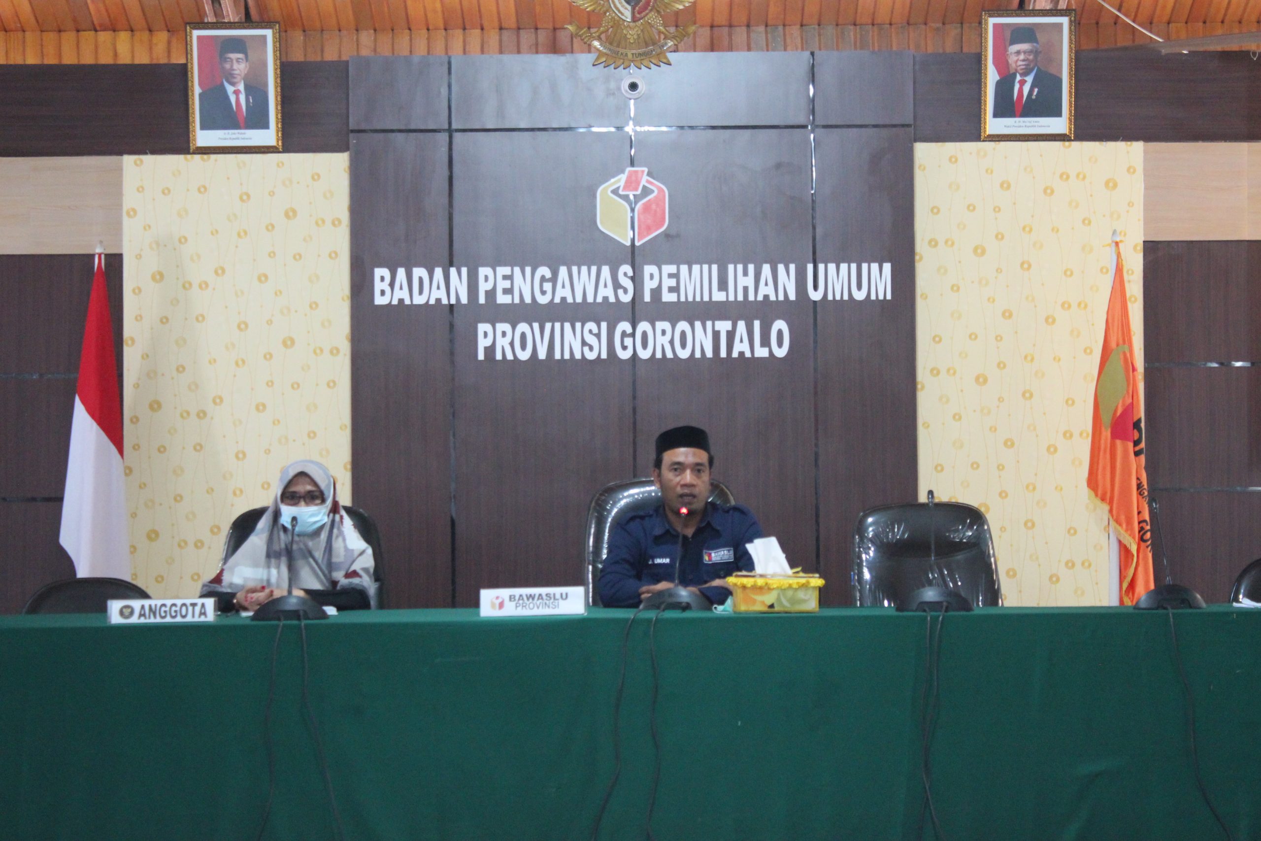 Umar Berharap Penyusunan Laporan Komprehensip Bawaslu Provinsi Gorontalo Selesai Tepat Waktu