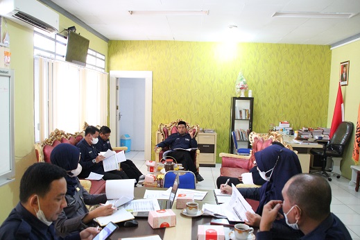 Masuk Awal Tahun 2022, Bawaslu Provinsi Gorontalo Melakukan Rapat Internal