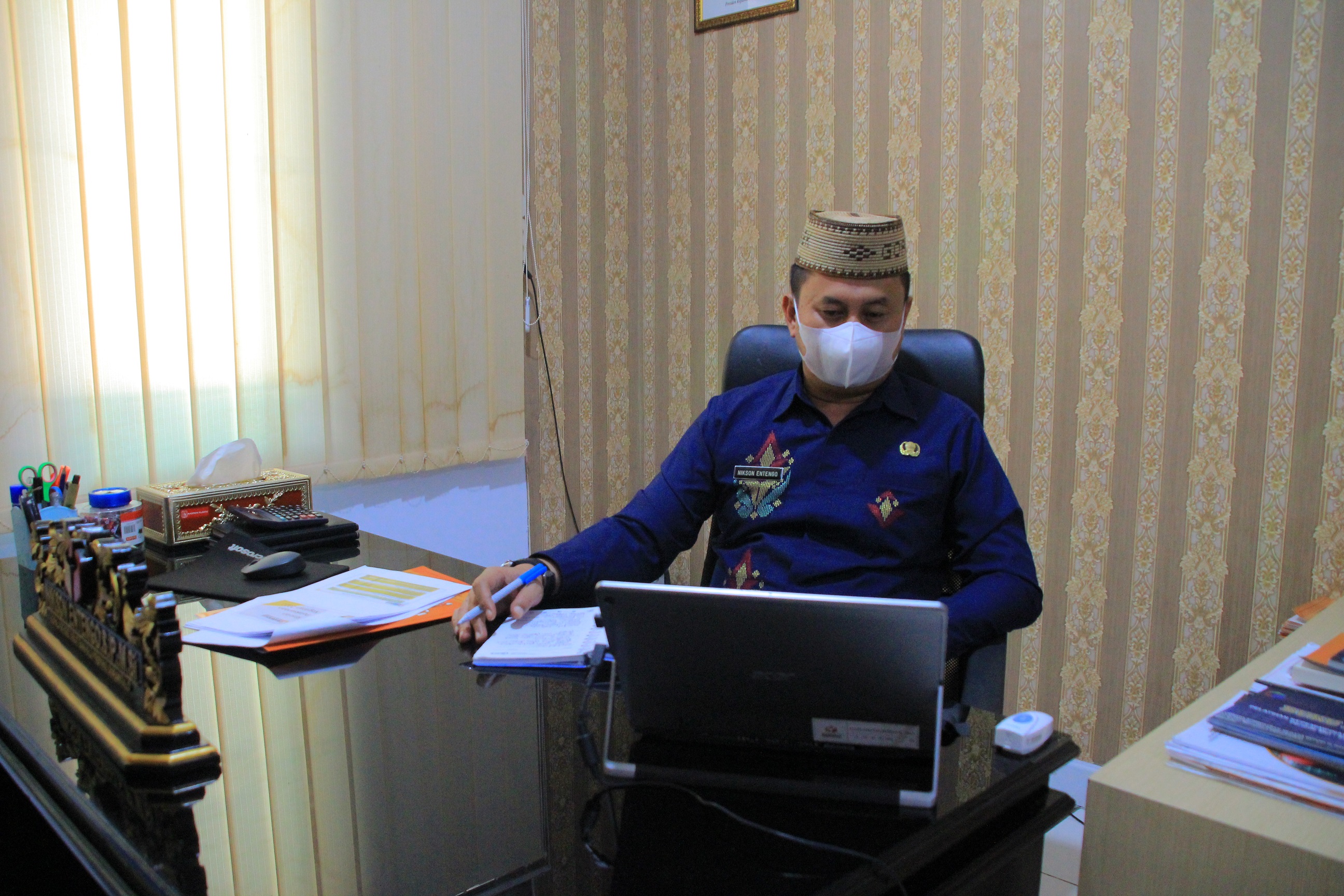 Persiapan Pemilu Serentak Tahun 2024, Nikson Entengo Ikuti Rakor Dukungan Teknis