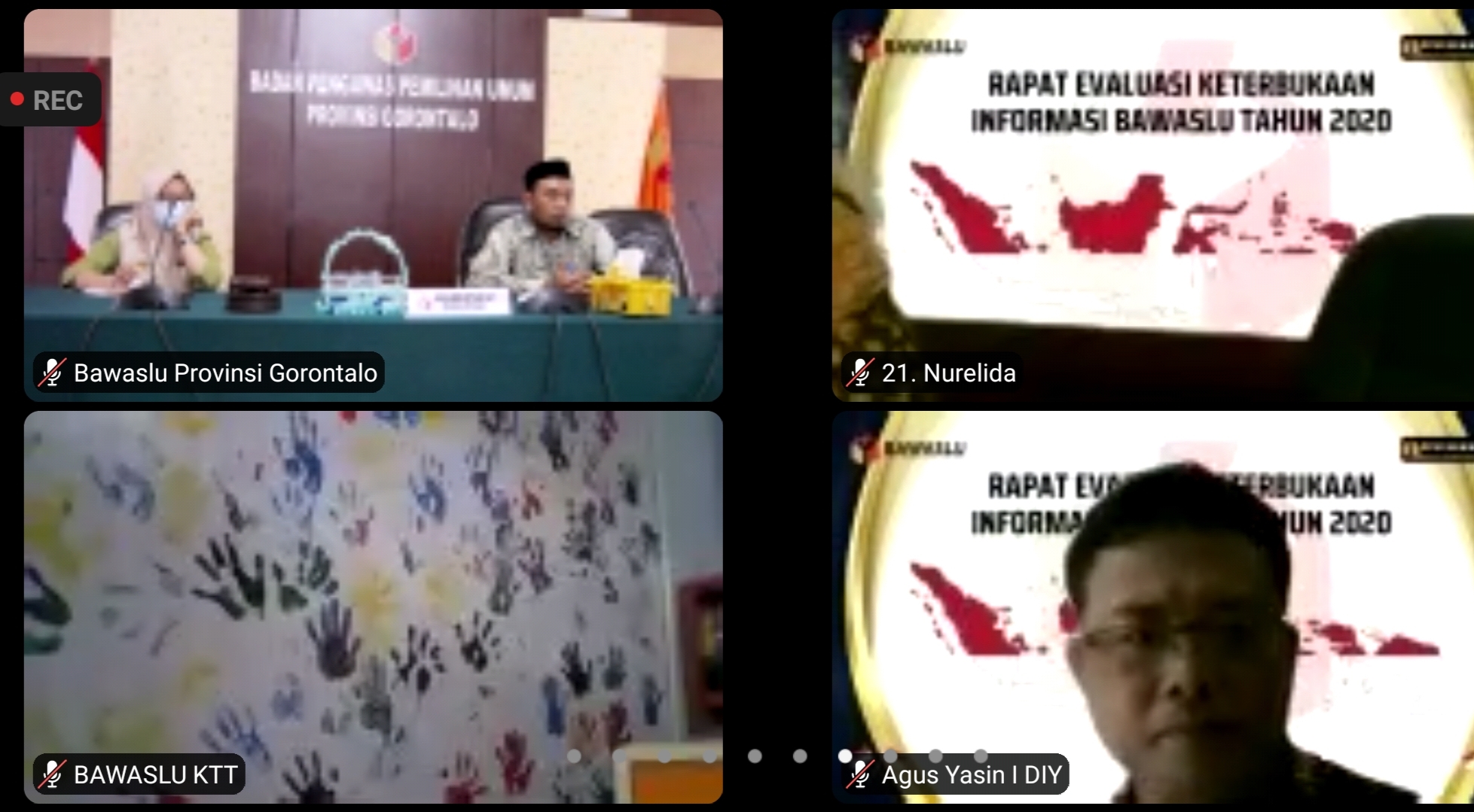 â€œMengenai Keterbukaan Informasi Publik, Bawaslu Provinsi Dievaluasi; Targetnya 2021 Bawaslu Provinsi Gorontalo Meraih Predikat Informatifâ€