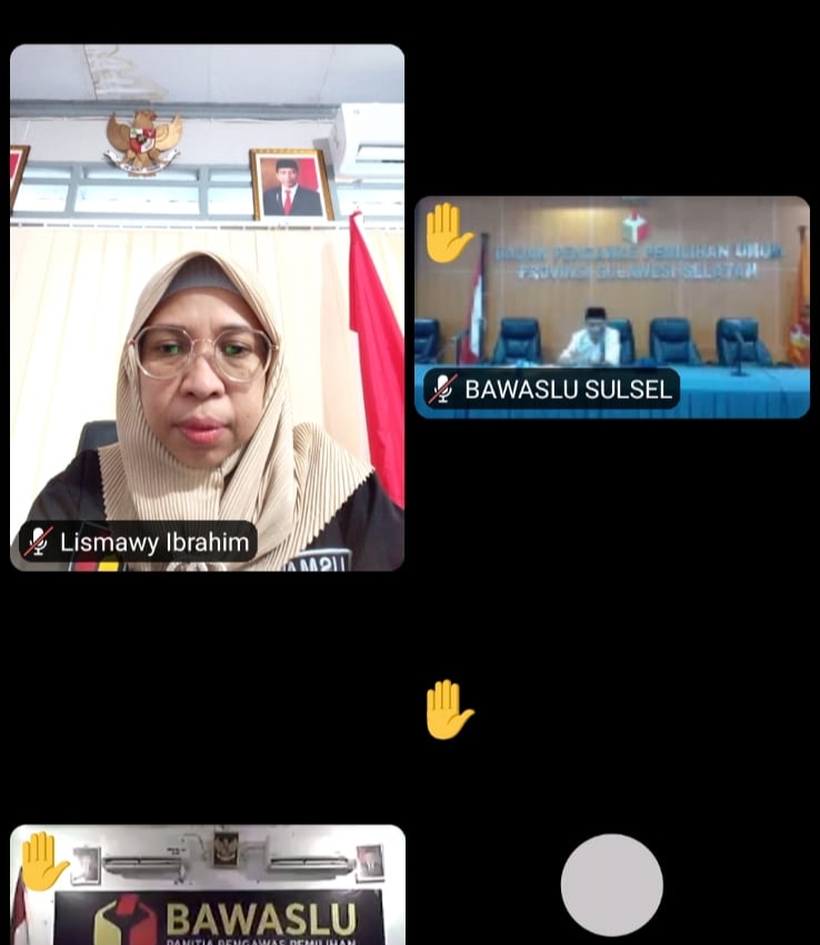 Lismawy Ikuti Rapat Secara Daring