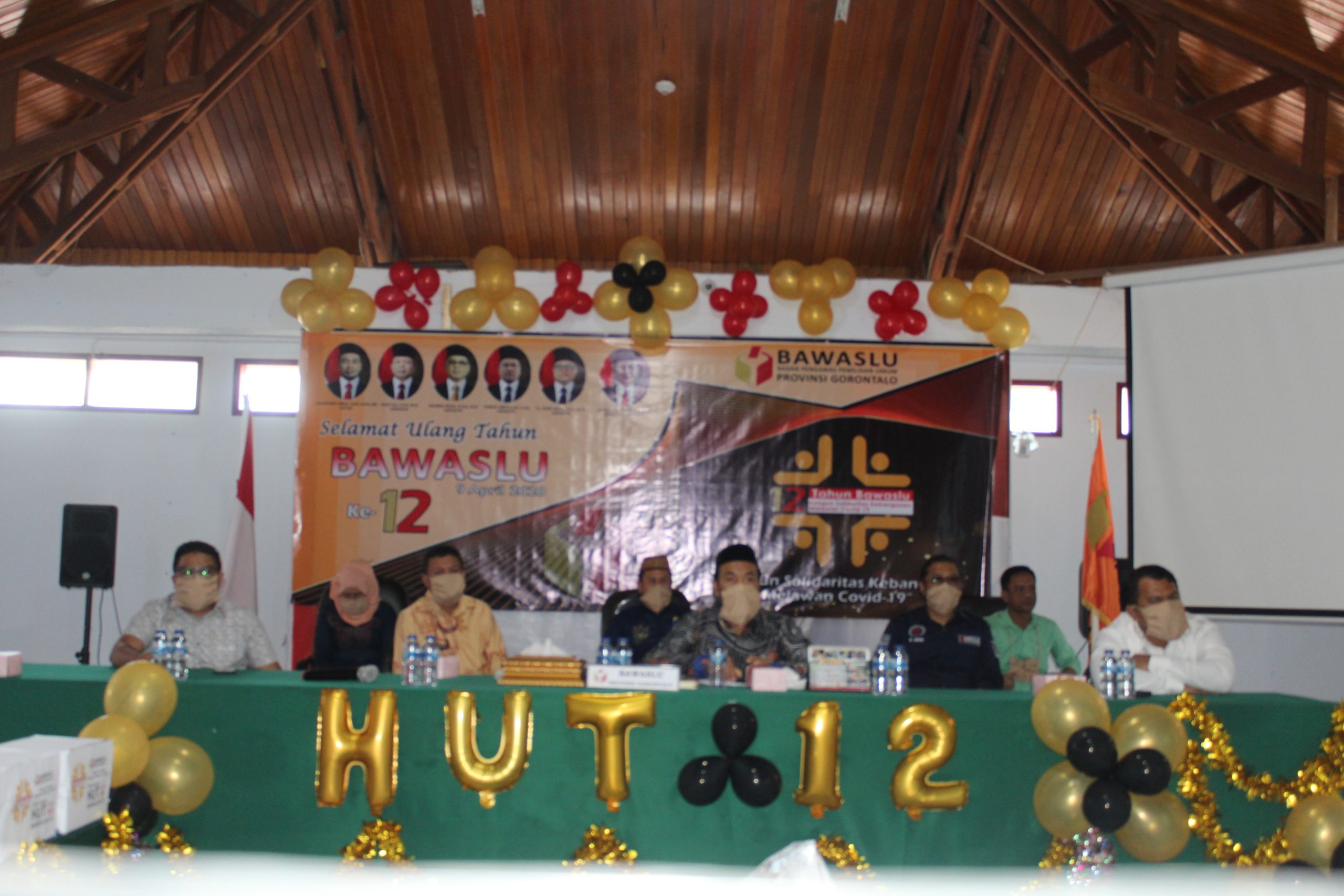 Rayakan Ultah ke 12, Bawaslu konsen menjaga Demokrasi Indonesia.