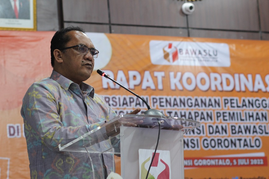 La Bayoni Hadiri Rakor Penanganan Pelanggaran Di Gorontalo