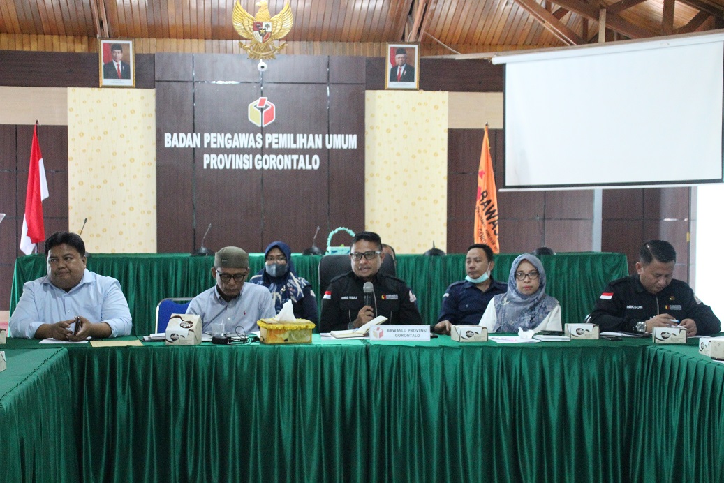 Bawaslu Provinsi Gorontalo Gelar Rapat Koordinasi Gakkumdu
