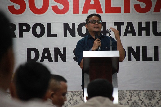 Jadi Narasumber, Idris Berharap Para Satpam Ikut Berperan Jalankan Keamanan Pemilu