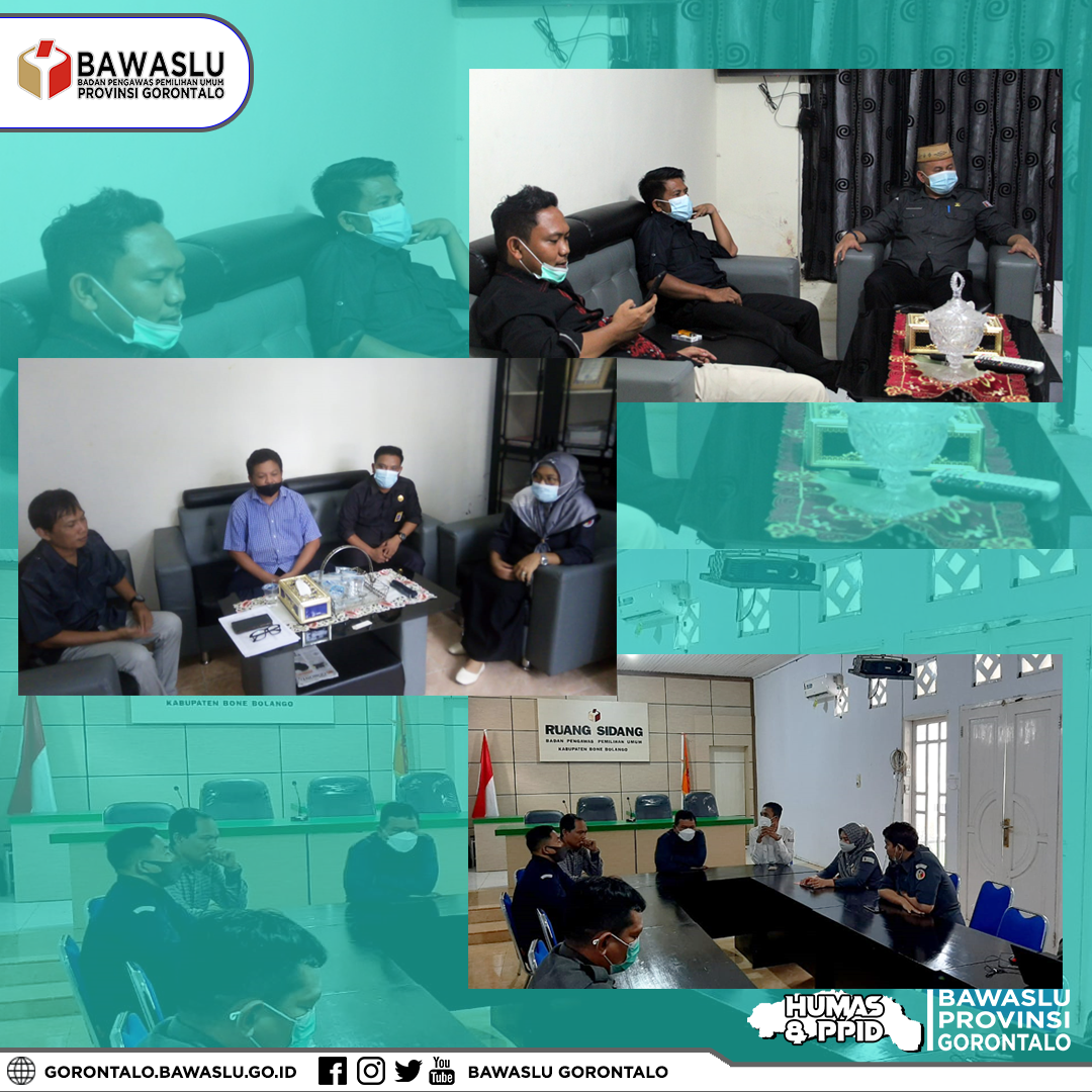 Tim Bawaslu Provinsi Gorontalo Lakukan Supervisi Rekom Penanganan Pelanggaran