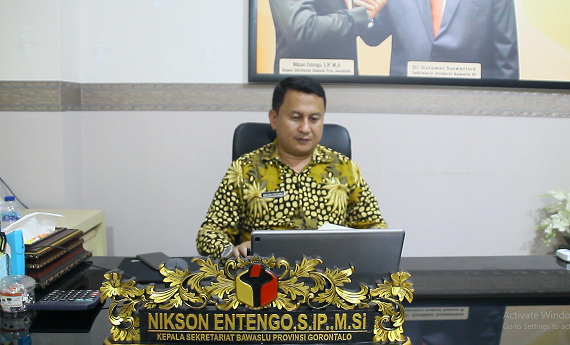 Kasek Nikson Ikuti Rakornas Secara Virtual