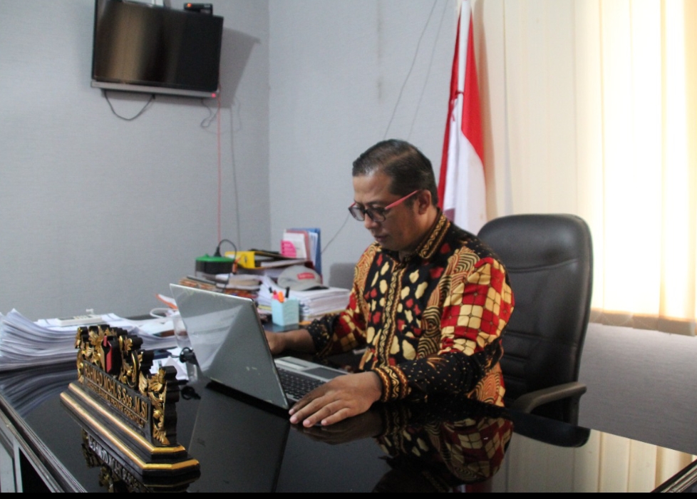 Rahmad Ikuti Rapat Evaluasi Perencanaan IKP Secara Virtual