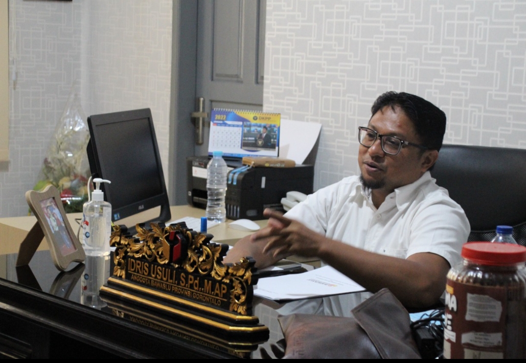 Idris Apresiasi Penghargaan Atas Bawaslu Provinsi Gorontalo