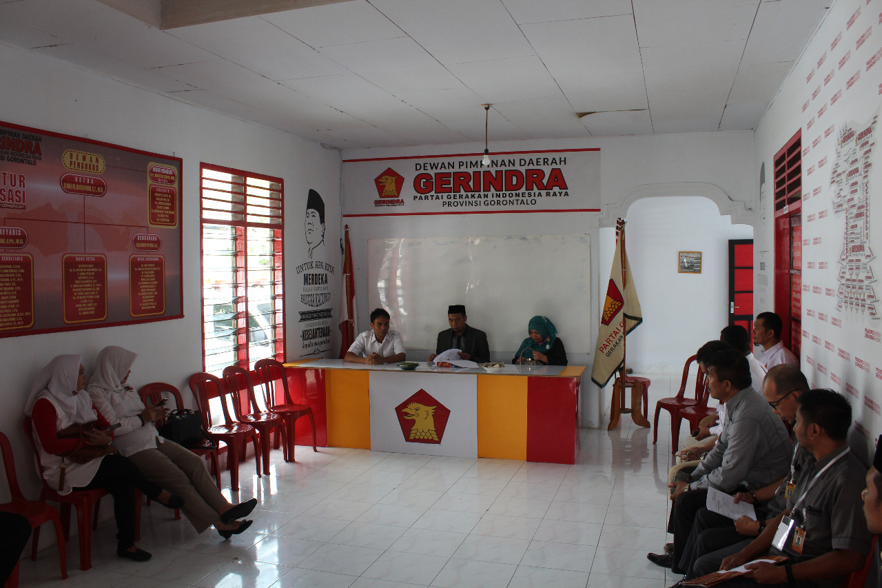 Ketua Bawaslu Provinsi Gorontalo Awasi Verifikasi Partai