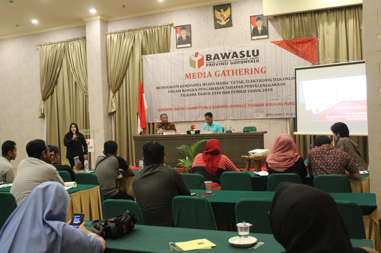 Bawaslu Provinsi Gorontalo Gelar Kegiatan Media Gathering