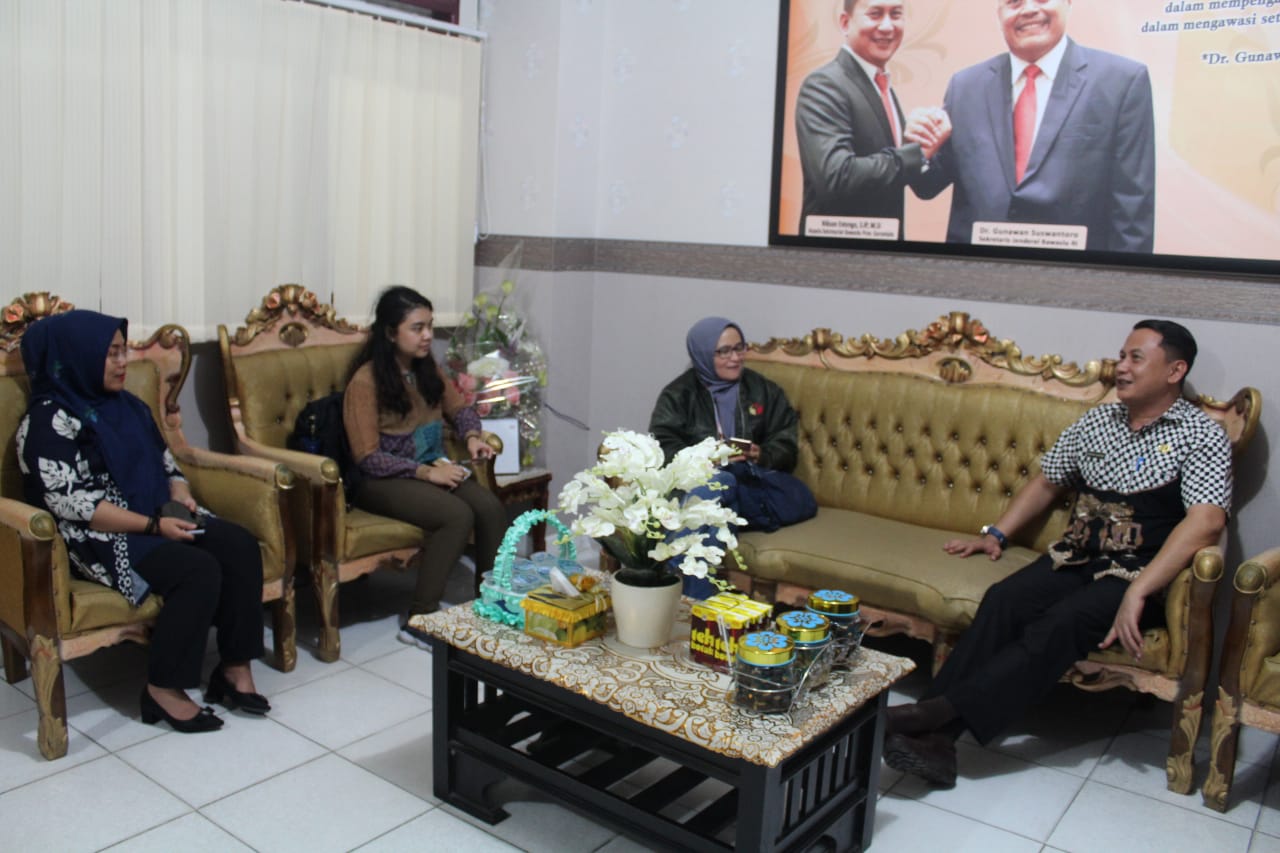 Kasek Nikson terima Kunjungan Tim Asistensi Bawaslu RI