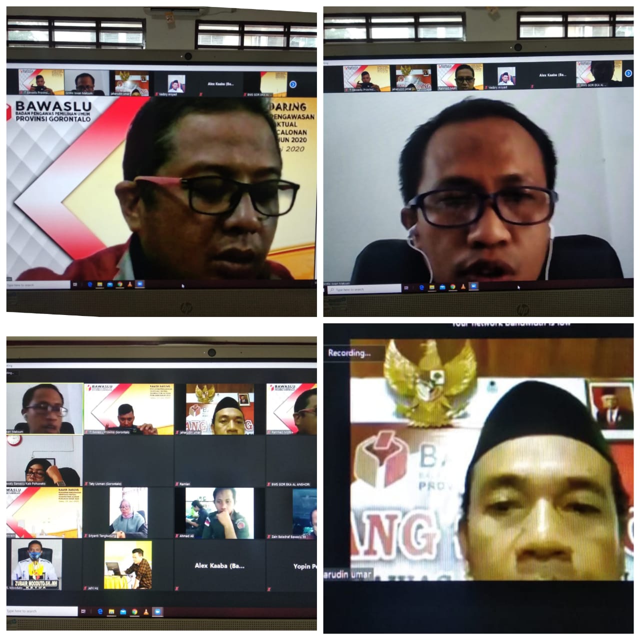 Bawaslu Gorontalo gelar Rakor Pengawasan Verfak Pencalonan Pilkada 2020