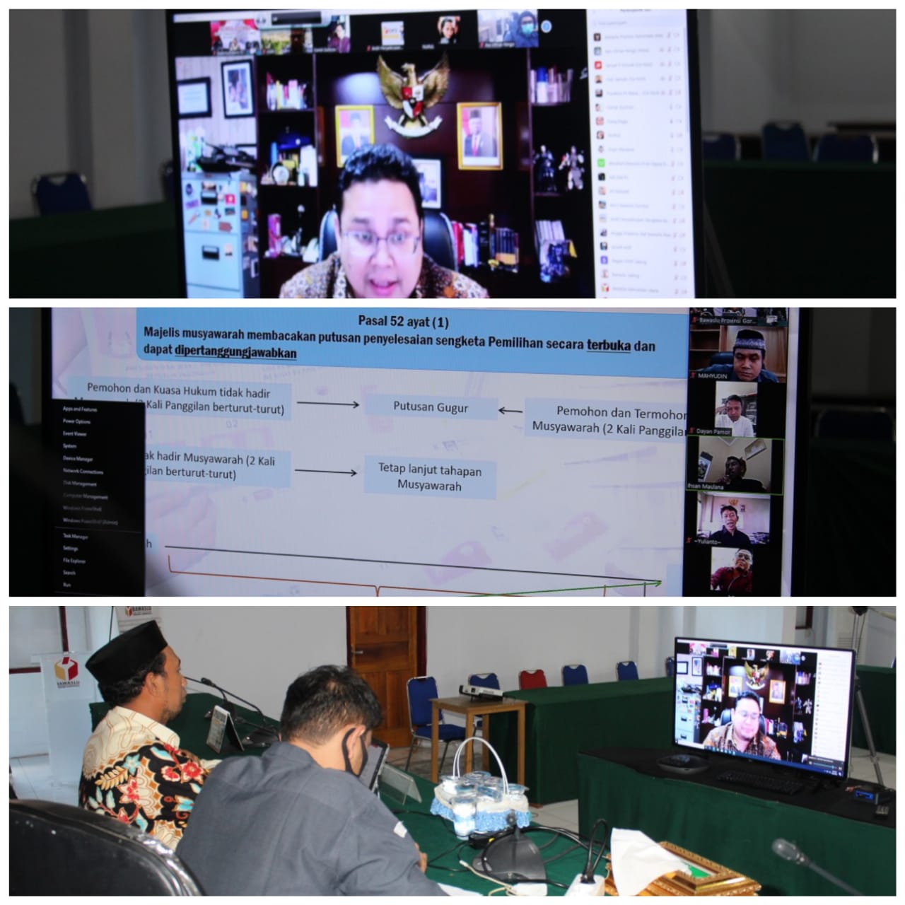 Bawaslu Gorontalo Ikuti FGD Daring â€œPenyusunan Juknis Penyelesaian Sengketa Putusan dan Tindak Lanjut Putusanâ€