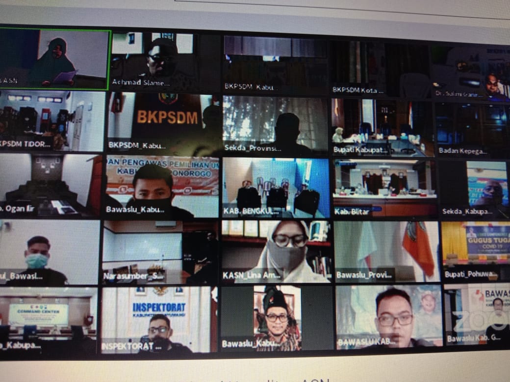 Hadiri Kampanye Virtual, ini Pesan Penting Ketua Bawaslu RI.