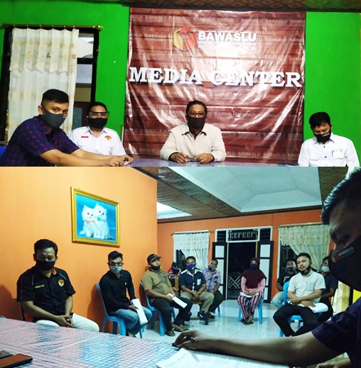 Pengawasan Coklit di Tengah Pandemi Covid-19, Rahmad Mohi Ingatkan Pengawas Pilkada Tetap Ikuti Protokol Kesehatan.