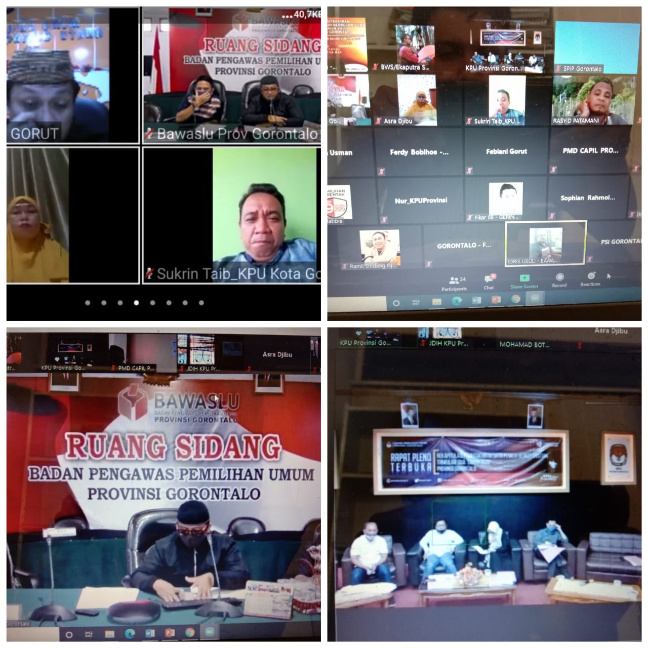 Pleno KPU, Bawaslu Walk-Out Dari Arena Zoom Meeting