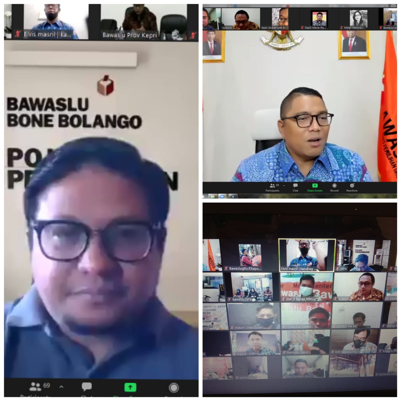 Meningkatkan Prinsip Keamanan Datin, Idris Ikuti Pembukaan Bimtek Kebersihan Siber