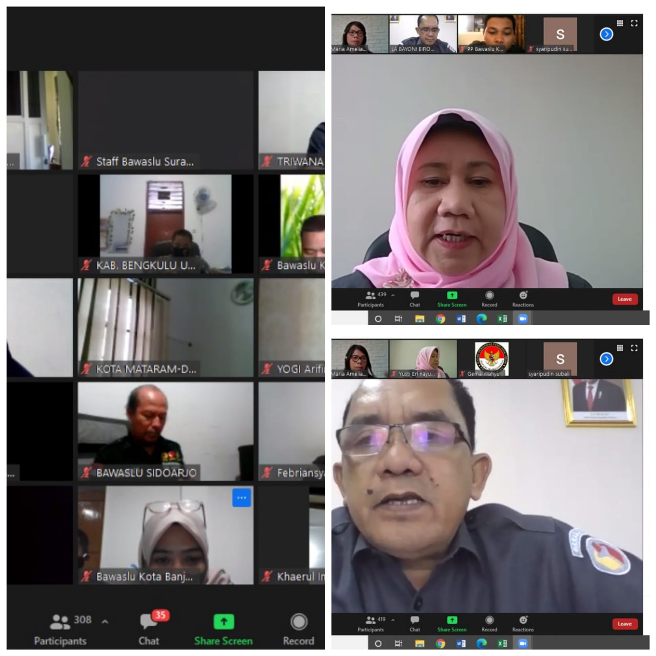 â€œJ. Umar Hadiri Pembahasan Pra Rakernis Penanganan Pelanggaran Bawasluâ€