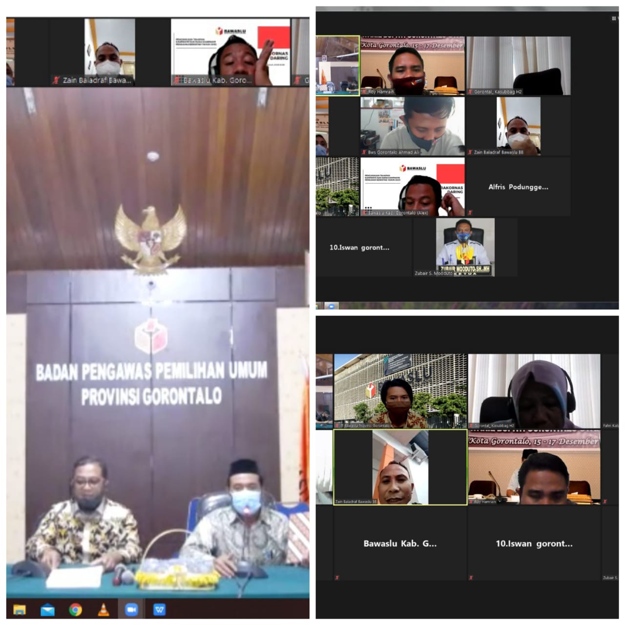 Terkait Keputusan Bersama Lintas Lembaga, Bawaslu Gelar Rapat Internal.