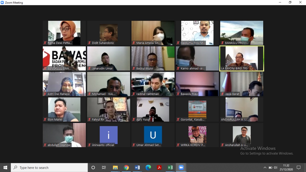 J. Umar Ikuti Rakornas Penanganan Pelanggaran TSM.