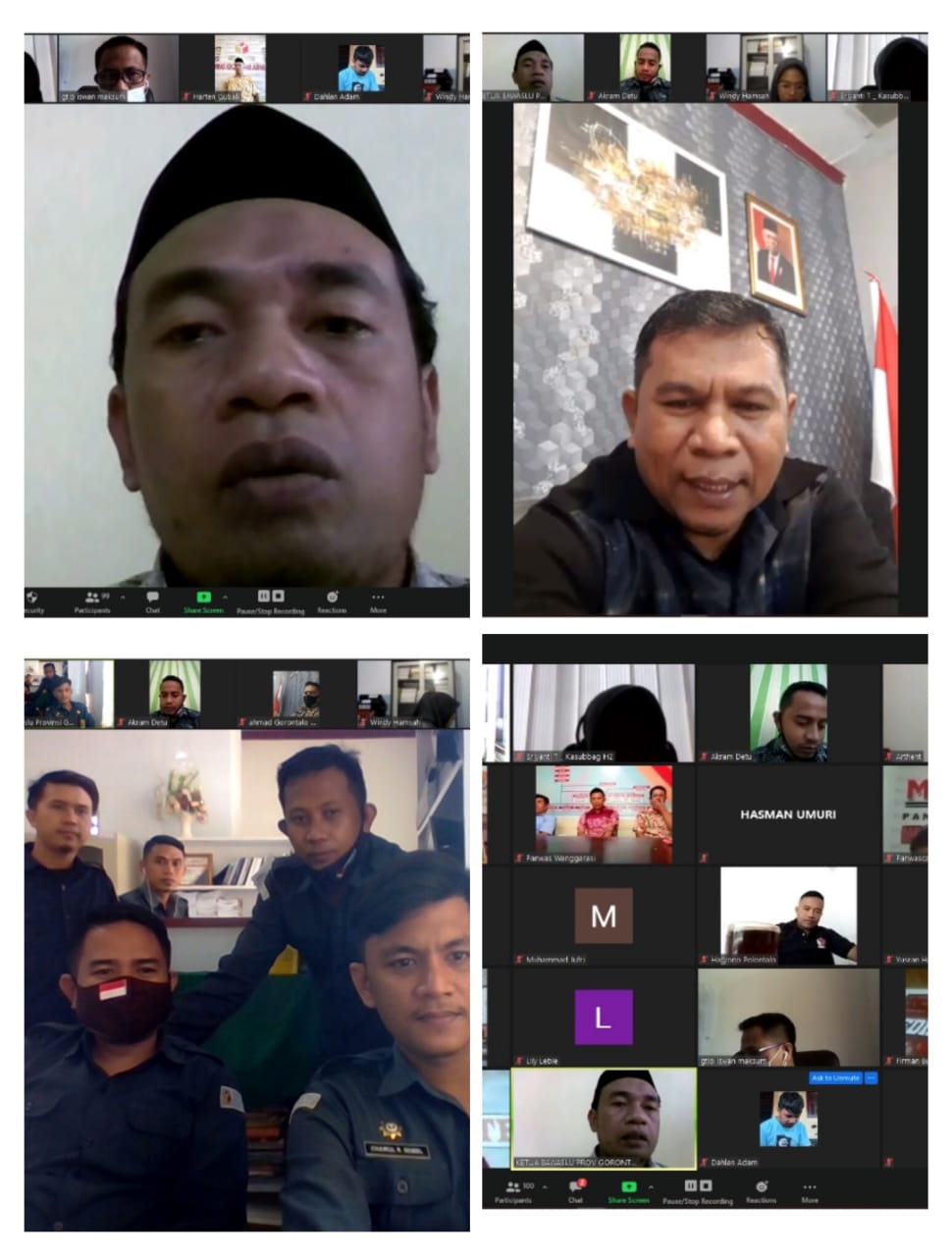 â€œTindaklanjuti Surat Edaran, Bawaslu Provinsi Gorontalo Gelar Rakor Bersama Panwascam"