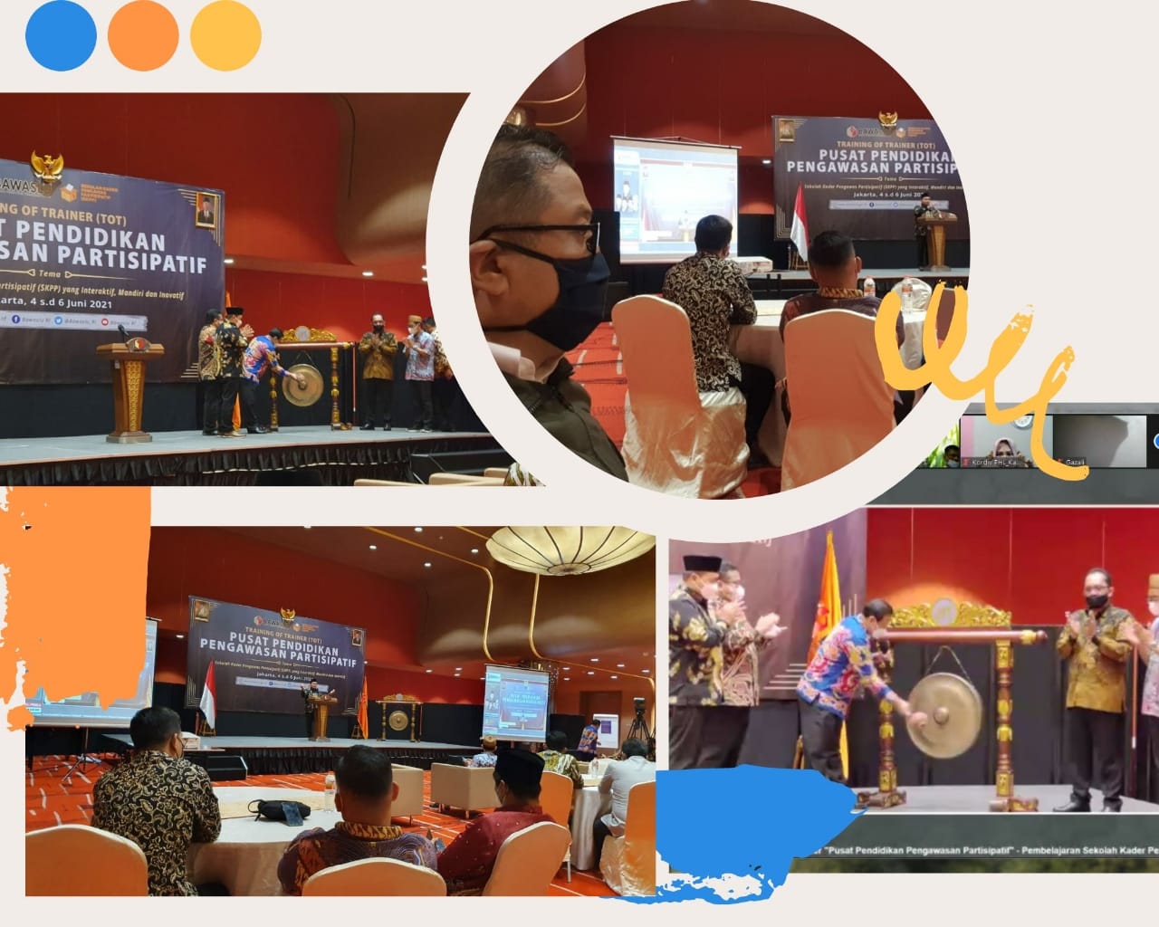 Koordiv Pengawasan : Rahmad Mohi Hadir Langusung TOT SKPP Dasar Tahun 2021 Di Bawaslu RI