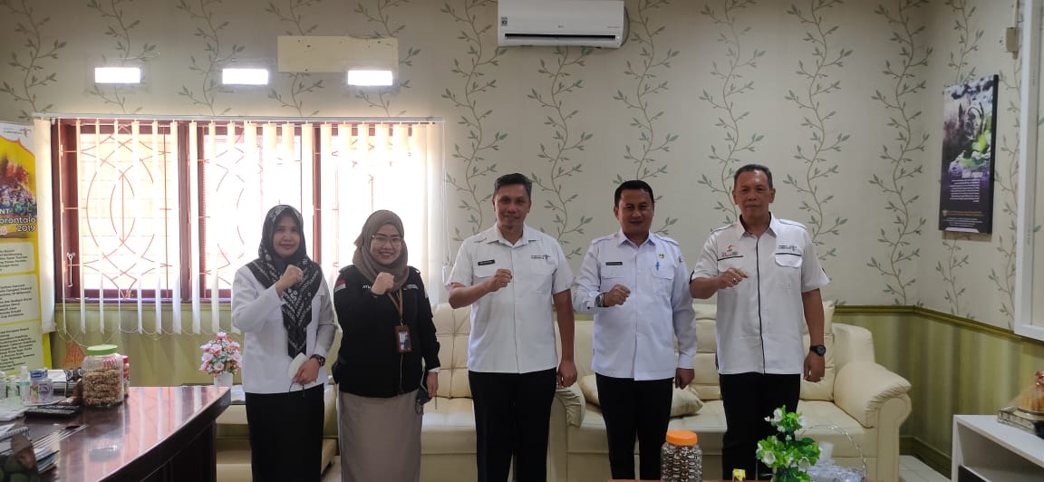 Kasek Nikson Bersama Jajaran, Lakukan Silaturahim dengan Kepala Dinas Pariwisata Provinsi Gorontalo