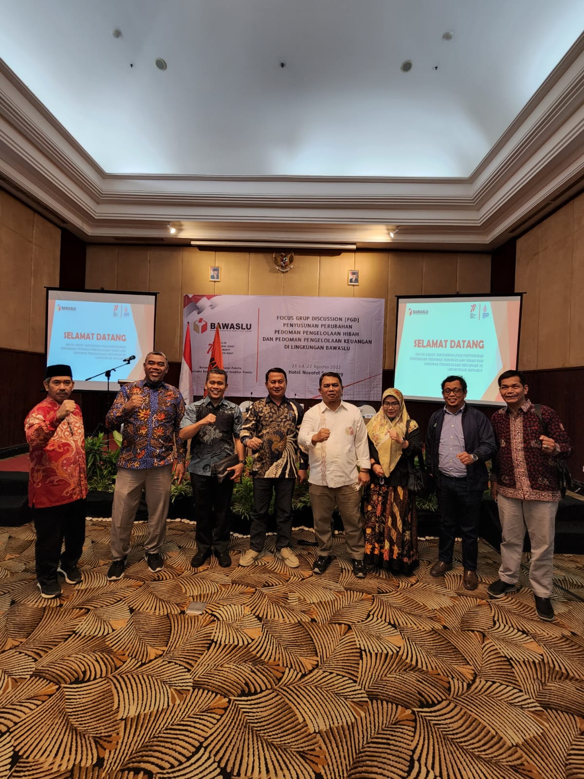 Bawaslu Provinsi Gorontalo Hadiri FGD Pedoman Pengelolaan Hibah dan Pedoman Pengelolaan Keuangan