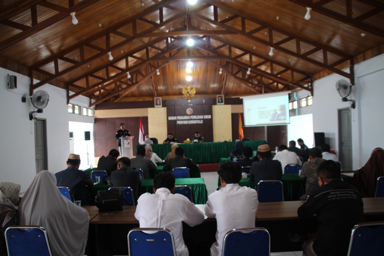 Bawaslu Provinsi Gorontalo Tindaklanjuti Surat Keputusan Bawaslu RI