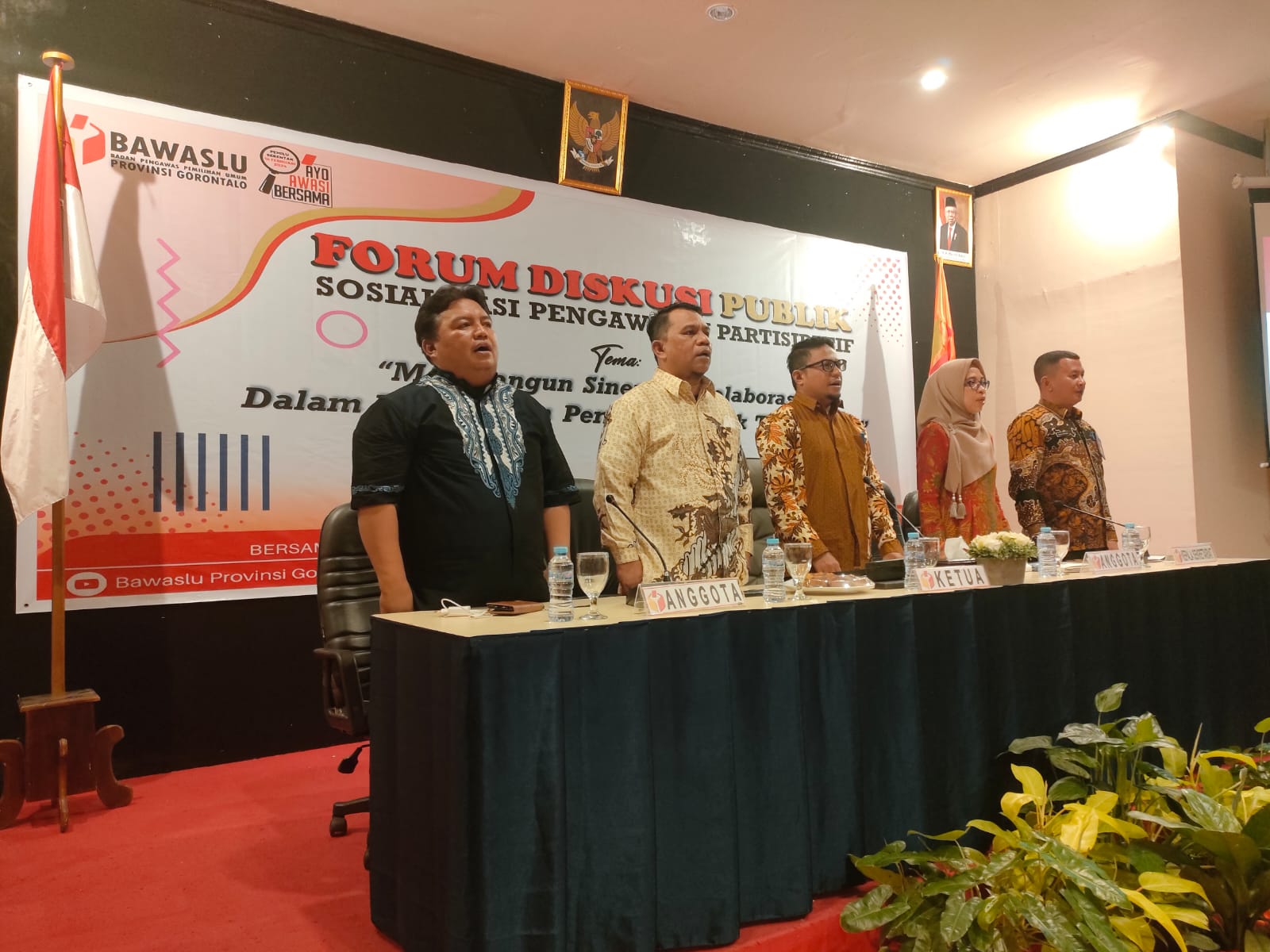 Libatkan Masyarakat, Bawaslu Provinsi Gorontalo Minta Masukan Terkait Pengawasan Pemilu