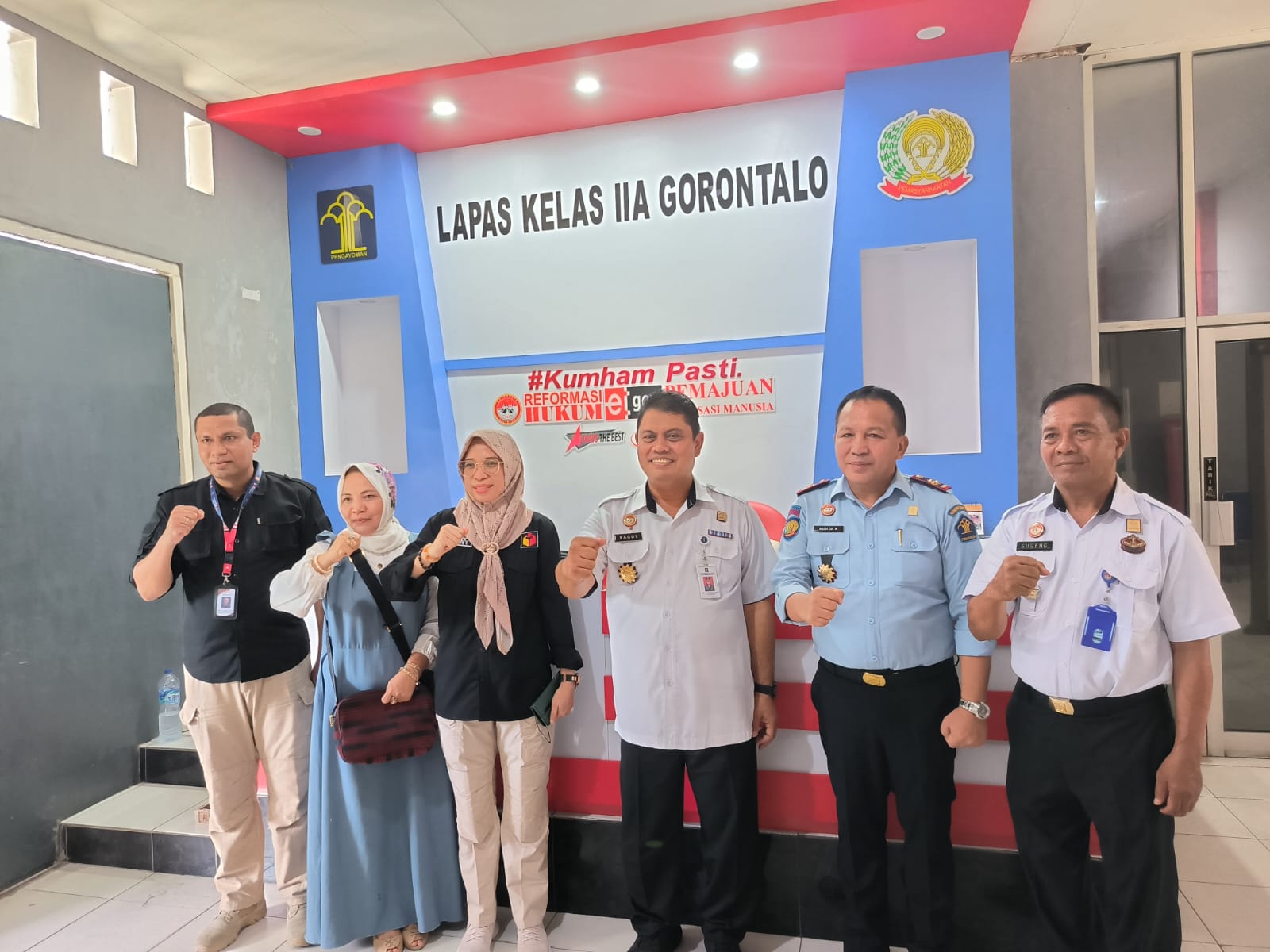 Lismawy Ibrahim Lakukan Pengawasan Pengecekan Biometrik dan Pencetakan KTP-el Masyarakat Penghuni Lembaga Pemasyarakatan Gorontalo