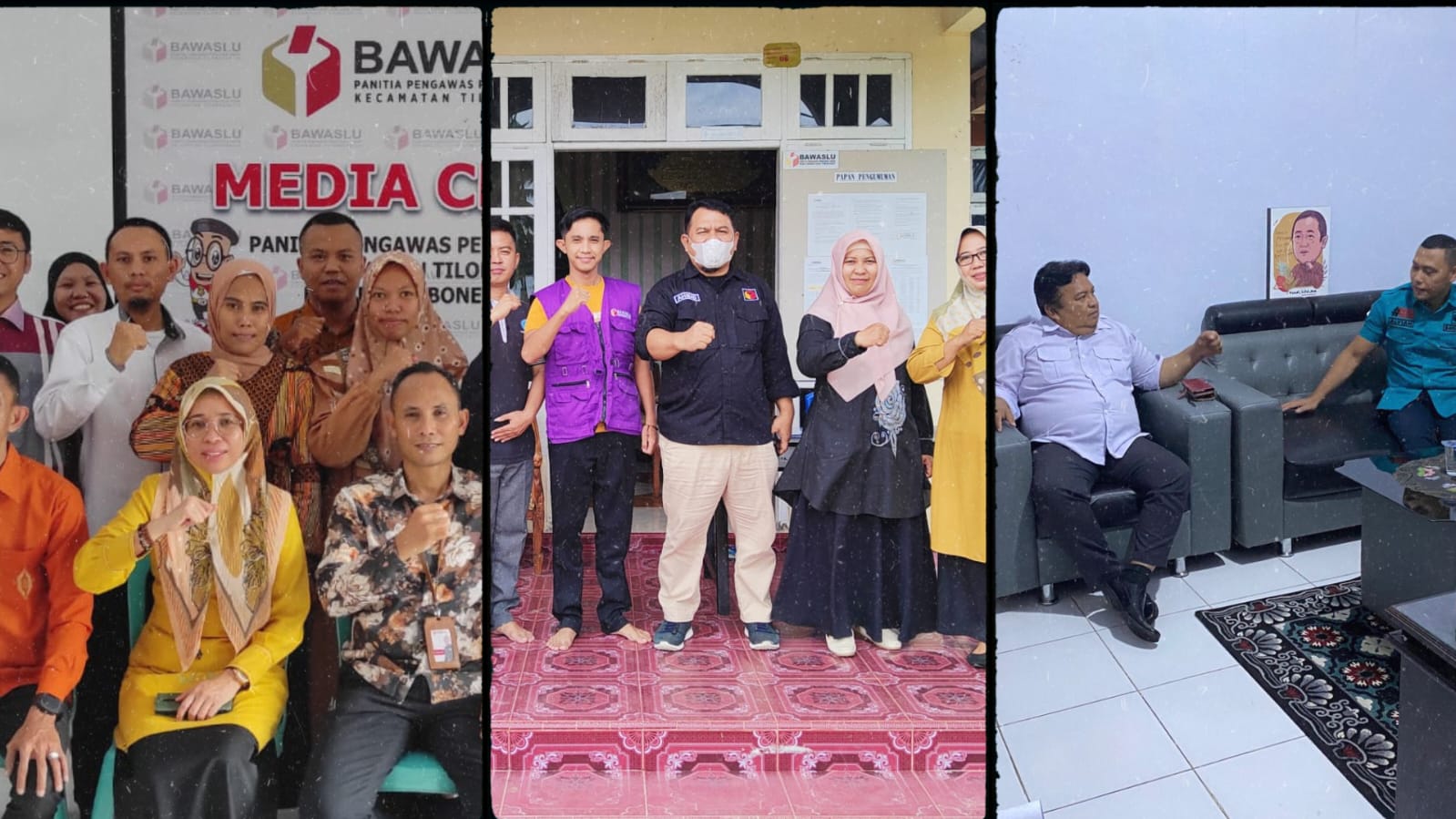 3 Pimpinan Bawaslu Provinsi Gorontalo Lakukan Supervisi