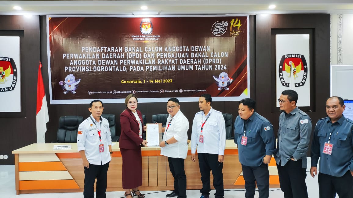 Bawaslu Provinsi Gorontalo Lakukan Pengawasan Pendaftaran Bakal Calon Anggota DPD dan Pengajuan Bakal Calon Anggota DPRD Provinsi Gorontalo