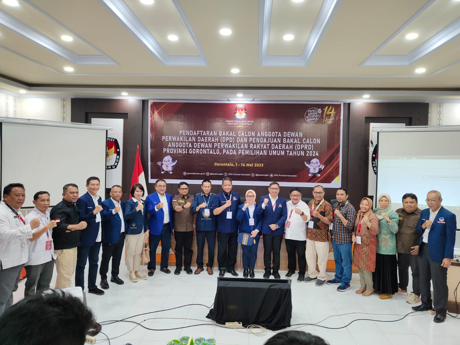 Bawaslu Provinsi Gorontalo Kembali Lakukan Pengawasan Pengajuan Bakal Calon DPRD dan Pendaftaran Calon DPD